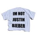 IM NOT JUSTIN BIEBER